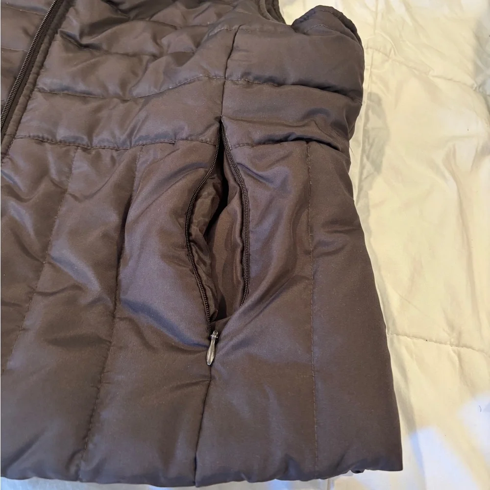 Kenneth Cole Reaction Dark Brown Puffer Vest
